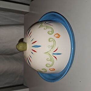 Anthropologie Dutch Wax Domed Cheese Dish